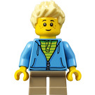 LEGO City People Pack Niño con Bright Luz Amarillo De punta Pelo Minifigura