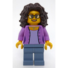 LEGO City People Pack Mother met Medium Lavender Top minifiguur