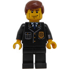 LEGO City Polis med Kostym, Tie och Bricka Minifigur