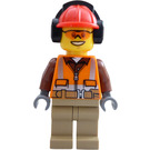 LEGO City Road Worker Male Minifigure