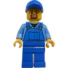 LEGO City Firkantet Auto Mechanic Minifigur