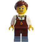 LEGO City Firkantet Coffee Hjørne Lady Minifigur