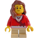 LEGO City Fyrkant Little Flicka Minifigur