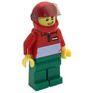 LEGO City Quadratisch Pizza Delivery Guy Minifigur