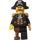 LEGO Classic Pirate Set Brickbeard without Eyepatch Minifigure
