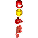 LEGO Classic Spaceman rouge (New Moulds) Figurine