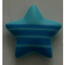 LEGO Clikits Star 2 x 2 with Pin with Blue Stripes (48036 / 48306)