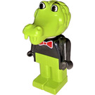 LEGO Clive Krokodil mit rot Bow Fabuland Figur