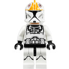 LEGO Clone Pilot med Bright Lys orange Mærker og Printed Ben Minifigur