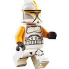 LEGO Clone Trooper Commander with Bright Light Orange Arms Minifigure