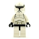 LEGO Clone Trooper Phase 1 z Czarny Głowa Minifigurka