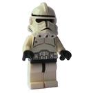 LEGO Clone Trooper jossa Musta Pää ja Dotted Kypärä Suu Minihahmo