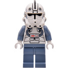 LEGO Clone V-Skrzydło Pilot z Sand Niebieski Ramiona I Nogi z Czarny Głowa Minifigurka