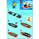 LEGO Coast Guard Boat 4898 Instructies