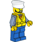 LEGO Coast Guard Captain with Yellow Safety Vest Minifigure