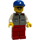 LEGO Coast Guard Man with Grin, Sunglasses and with Blue Cap Minifigure