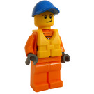 LEGO Kustwacht Man met Reddingsvest en Blauw Pet Minifiguur