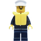 LEGO Coastal Patrol Police Boat Captain Minifigure