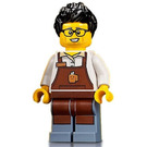 LEGO Coffee Vendor Figurine