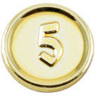 LEGO Coin with 5