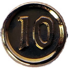 LEGO Coin with Stylized 10