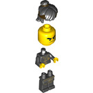LEGO Cole Schwarz Training Gi mit oben Knot Minifigur