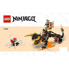 LEGO Cole's Earth Dragon EVO 71782 Instrucciones