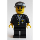 LEGO Command Post Central / Police Headquarters Cop with Black Cap with POLICE Pattern Minifigure
