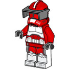 LEGO Commander Fox jossa Harmaa Visiiri Minihahmo