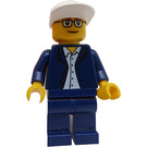 LEGO Community Worker, Dark Blau Jacket Minifigur
