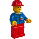 LEGO Community Worker with Moustache and Bulldozer Torso Minifigure