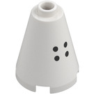 LEGO Cone 2 x 2 x 2 with 4 Black Dots (Open Stud) (3942)