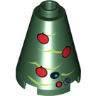 LEGO Kegel 2 x 2 x 2 mit Christmas Astromech Baum Dekoration (Offenes Gestüt) (3942)