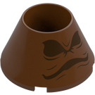 LEGO Cone 4 x 4 x 2 Hollow with Sorting Hat Face (4742)