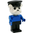 LEGO Constable Clarke Bulldog mit Polizei Hut Fabuland Zahl