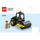 LEGO Bouw Steamroller 60401 Instructions