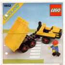 LEGO Construction Truck Set 6652 Instructions