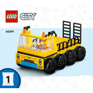 LEGO Construction Trucks et Wrecking Balle Grue 60391 Instructions