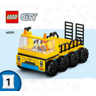 LEGO Construction Trucks and Wrecking Ball Crane 60391 Instruktioner