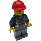 LEGO Obrero con Safety Straps, sweated Minifigura