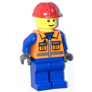 LEGO Construction Worker with Smile Minifigure