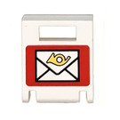 LEGO Beholder Boks 2 x 2 x 2 Dør med Spor med Mailbox (80172 / 81777)