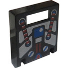 LEGO Container Box 2 x 2 x 2 Tür mit Slot mit Spyrius Muster (4346)