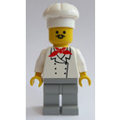 LEGO Cook with red Scarf and Light Grey Legs Minifigure