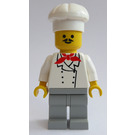 LEGO Cook med Rød Halstørklæde og Lys Grey Ben Minifigur