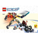 LEGO Cooper's Tiger Mech & Zero's Hot Rod Car Set 71497 Instructions
