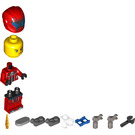 LEGO Cooper mit Robo-Waffen Minifigur
