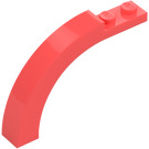 LEGO Corail Arche 1 x 6 x 3.3 avec Haut incurvé (6060 / 30935)