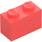 LEGO Korall Kloss 1 x 2 med bunnrør (3004 / 93792)