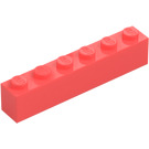 LEGO Coral Brick 1 x 6 (3009 / 30611)